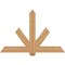 Ekena Millwork Kennewick Timber Gable Bracket, Western Red Cedar, 60"W x 40"H x 3 1/2"D x 5 1/2"F, 16/12 Pitch GBW060X40X0406KEN00SWR - alternate 1